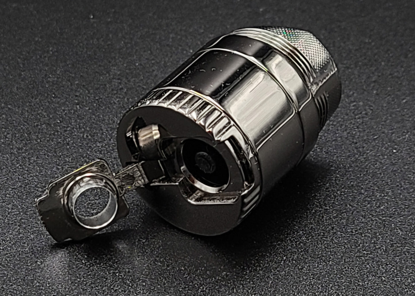 LUXURY CIGAR LIGHTER w/ ( free crystal ashtray )