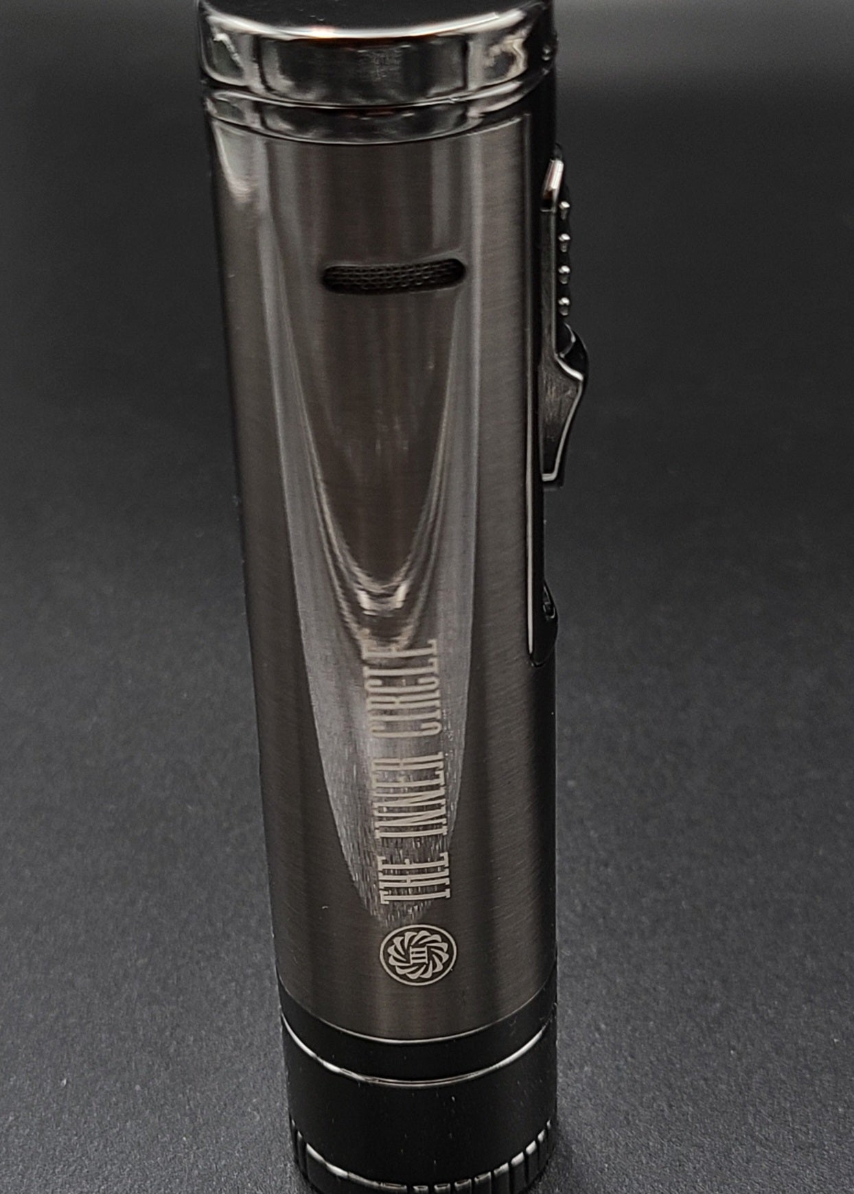 LUXURY CIGAR LIGHTER w/ ( free crystal ashtray )