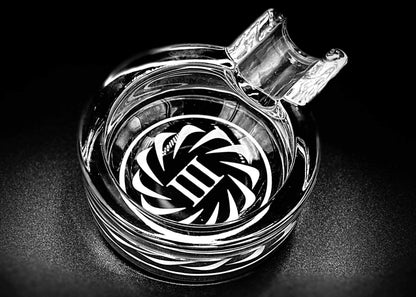 LUXURY CIGAR LIGHTER w/ ( free crystal ashtray )